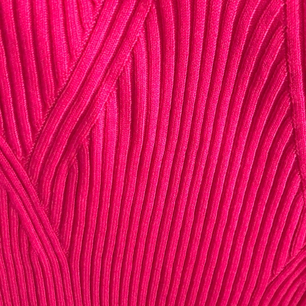H&M Fuchsia Ribbed Knit Top - Picture 4 of 7